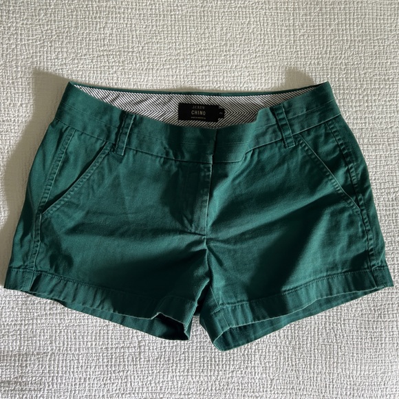 J. Crew Pants - J. Crew Teal Green Cotton Chino Shorts